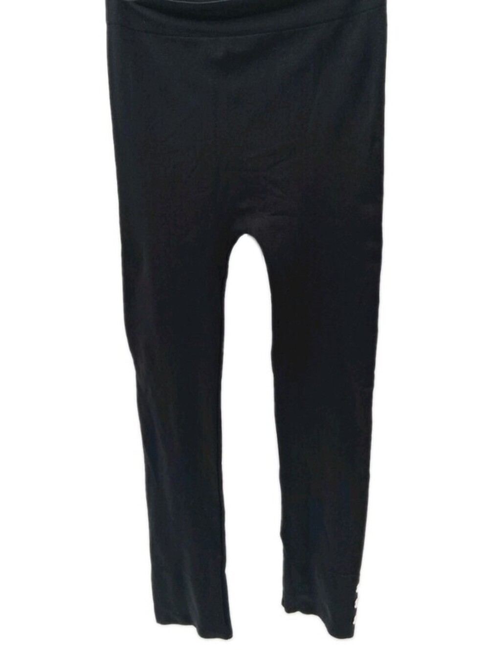 Elan Leggings Women's One Size Black Cropped Stretch Casual Active Yoga Pants